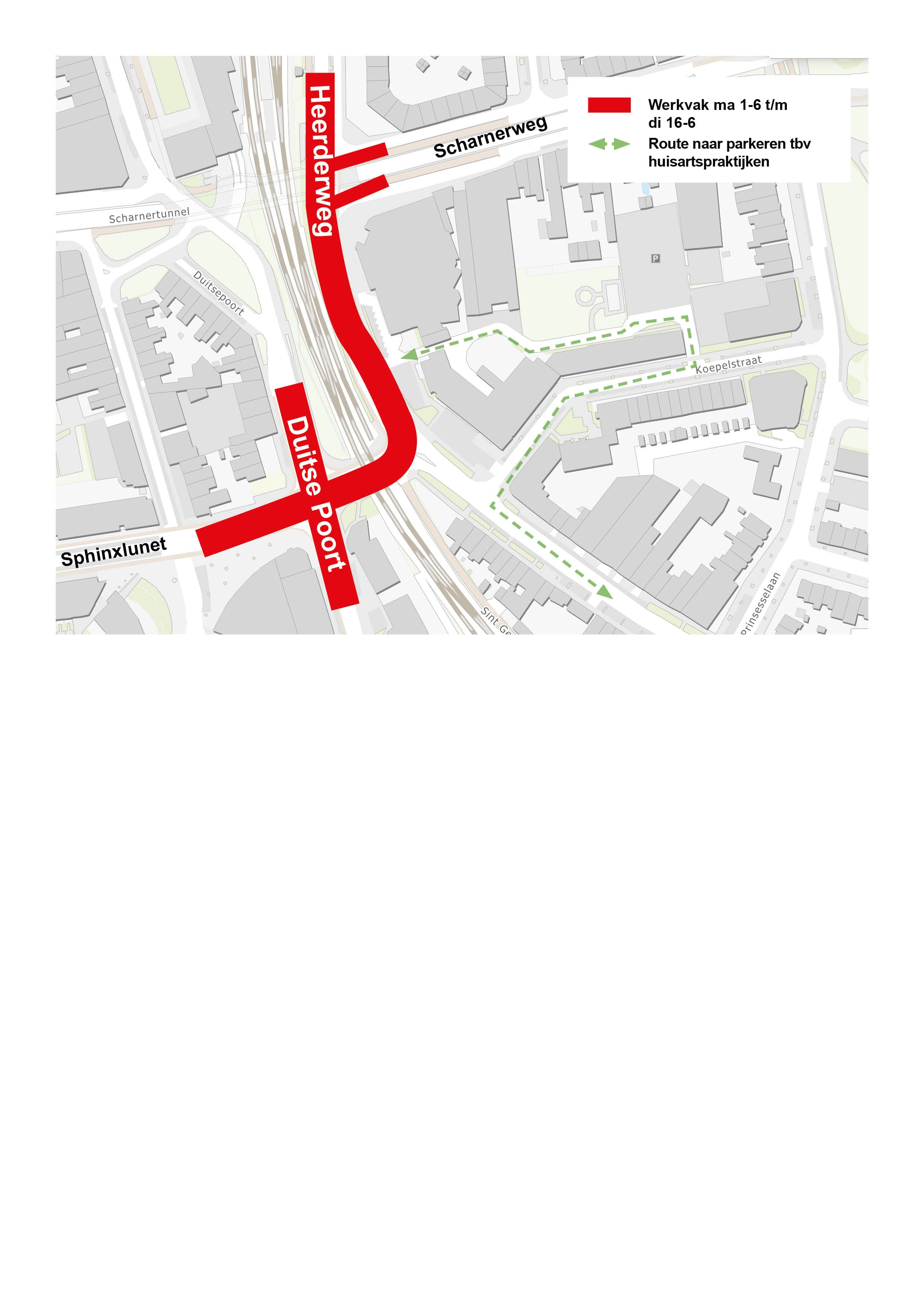 Afbeelding 5: rijroute huisartsenpraktijken