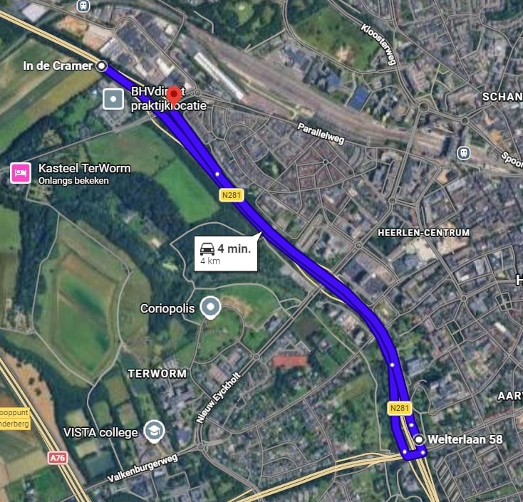 Afrit Terworm omleiden via Welterlaan dit i.v.m. werkzaamheden aan de afrit Looierstraat c