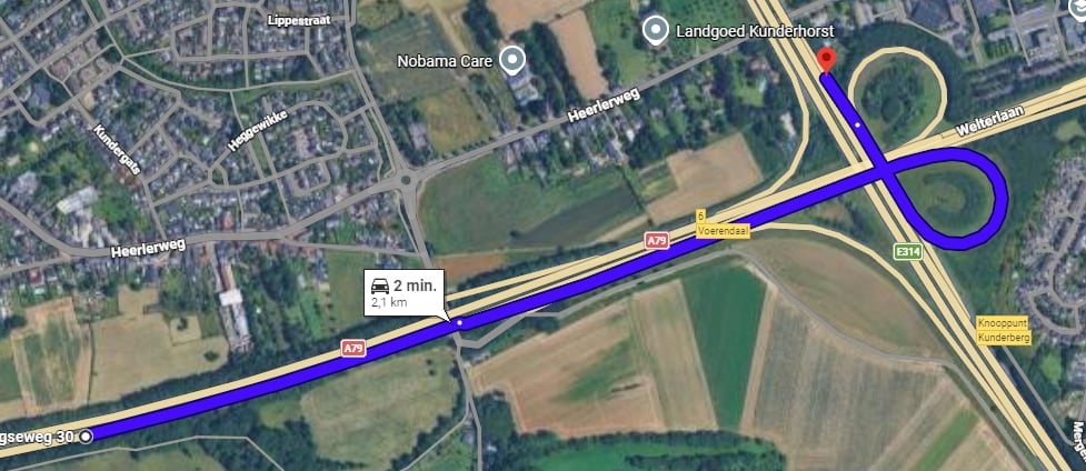 toerit Welterlaan omleiden via de A76