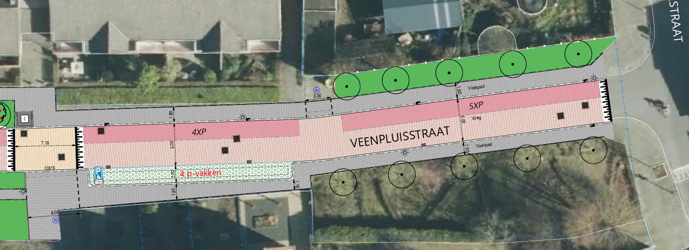 Ontwerp nieuwe inrichting Veenpluisstraat