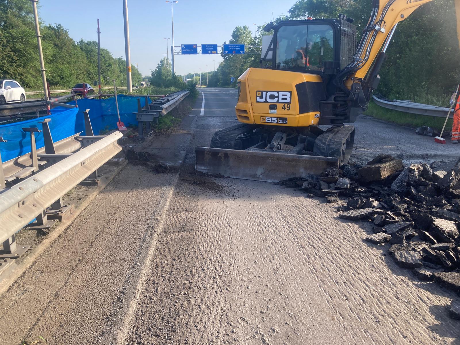 Rippen dek spoorviaduct Barneveld