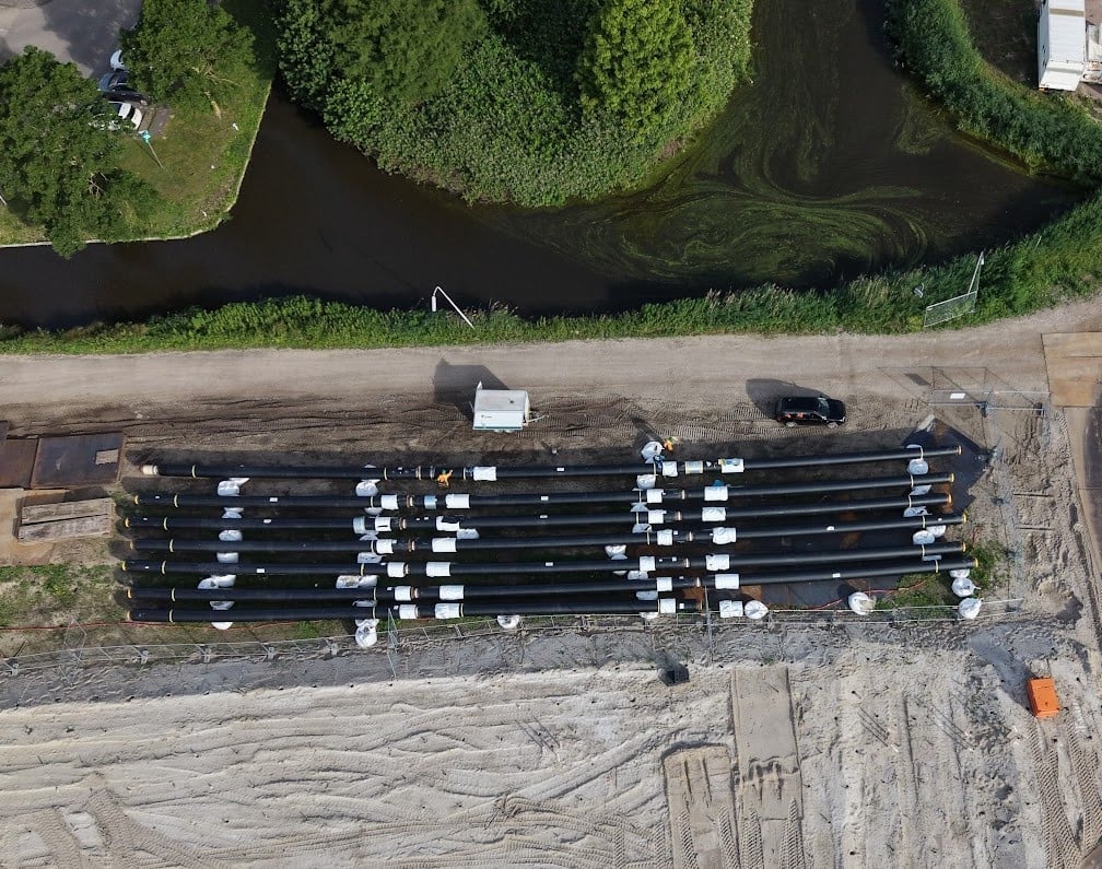 Foto: Dennis van de Bovenkamp - Leidingstrengen boogboring