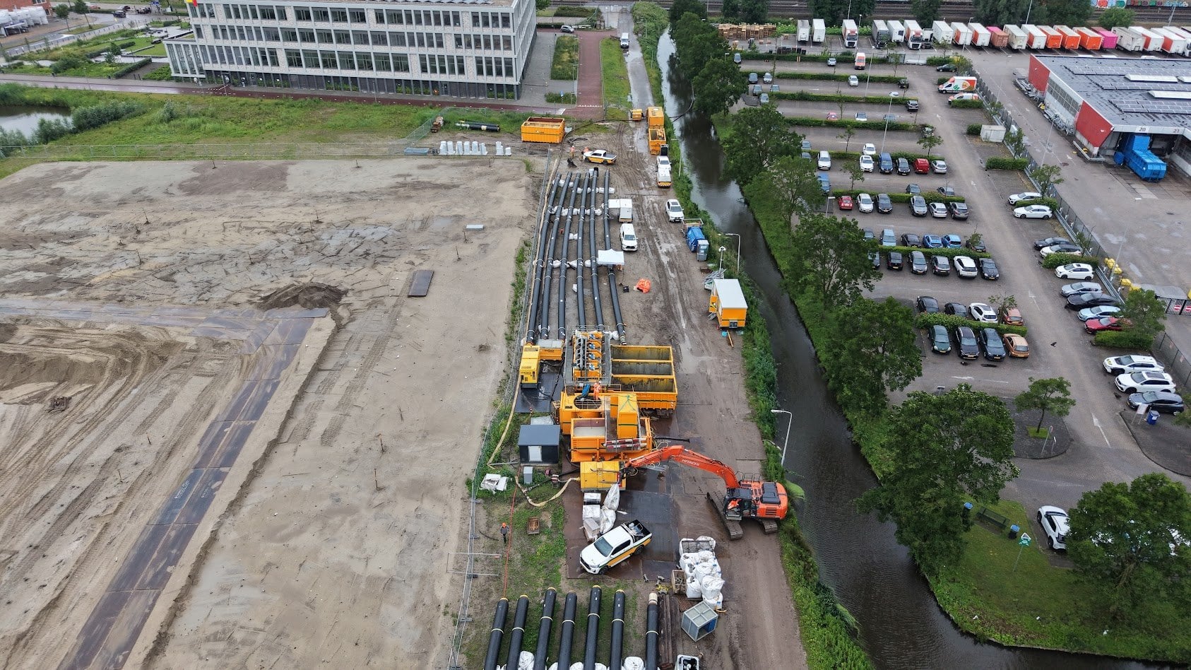Foto: Dennis van de Bovenkamp - Werkterrein Henri Faasdreef