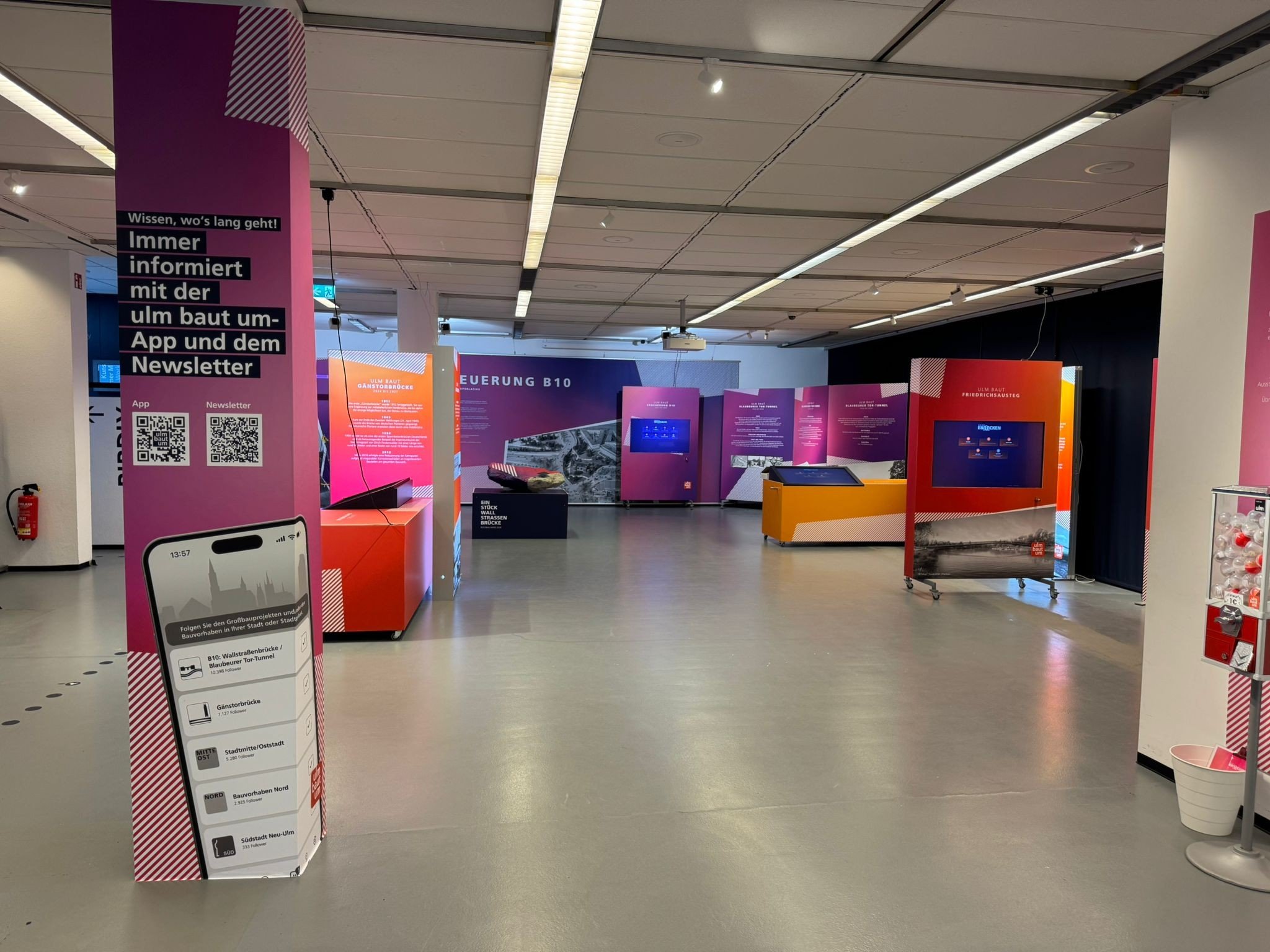 Temporäre BRÜCKEN-Ausstellung
