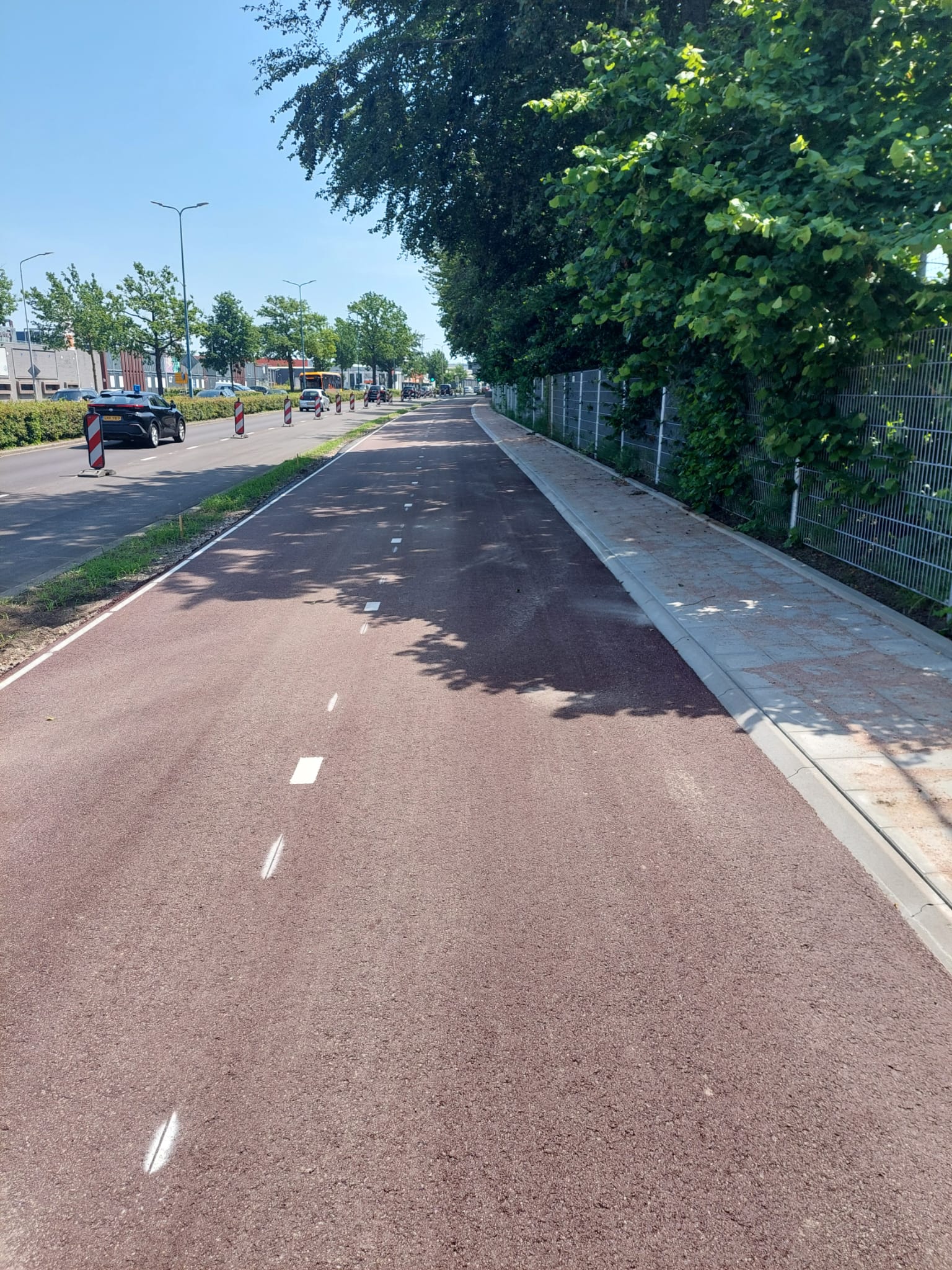 Fase 2C: fiets-/voetpad langs sportvelden