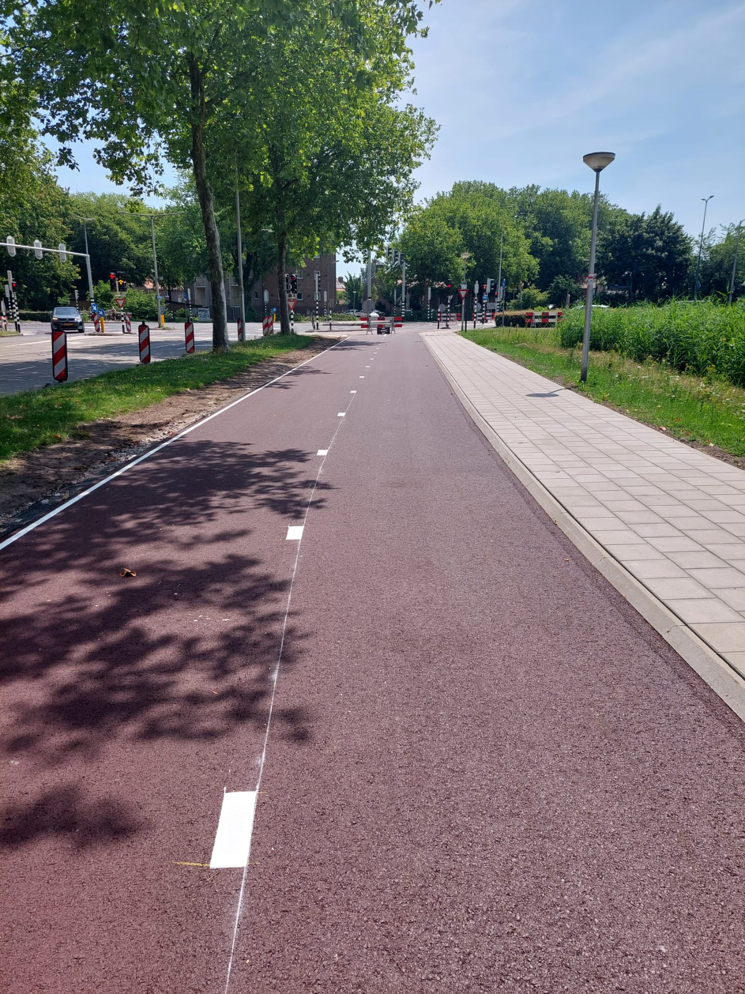Fase 3B: fietspad langs Heliumweg