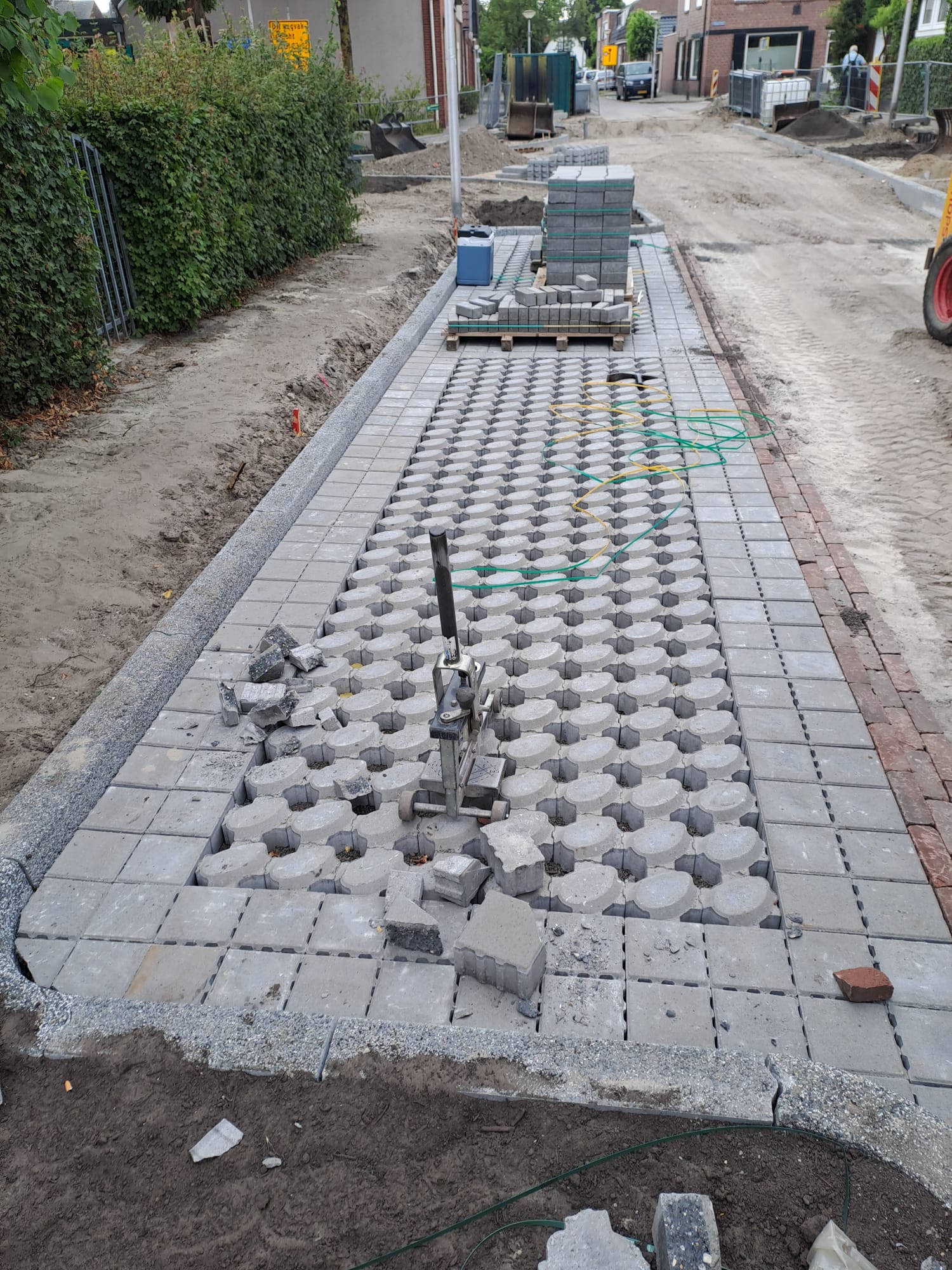 aanleg grasbetonstenen
