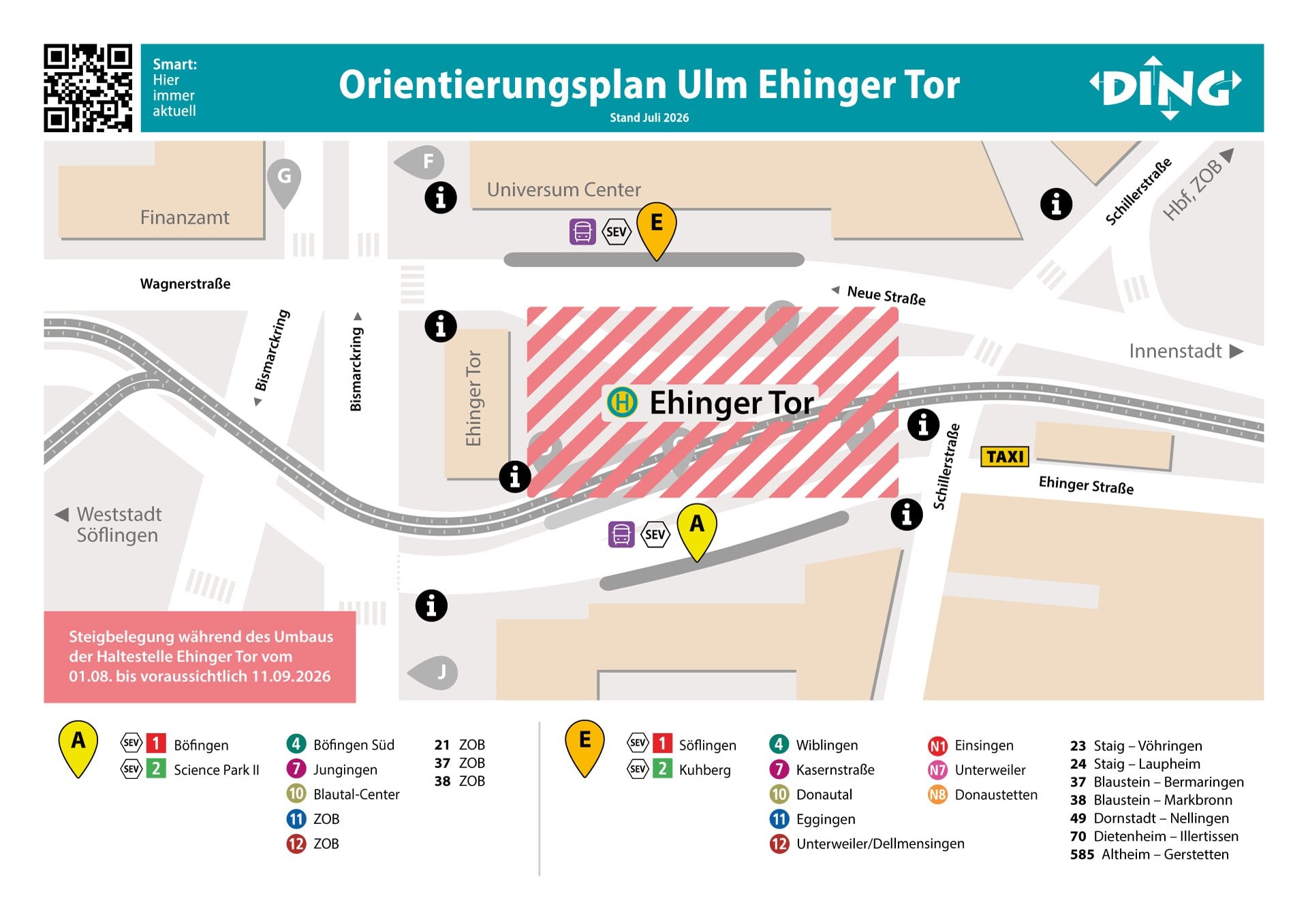 Änderungen im Öffentlichen Nahverkehr (ÖPNV)