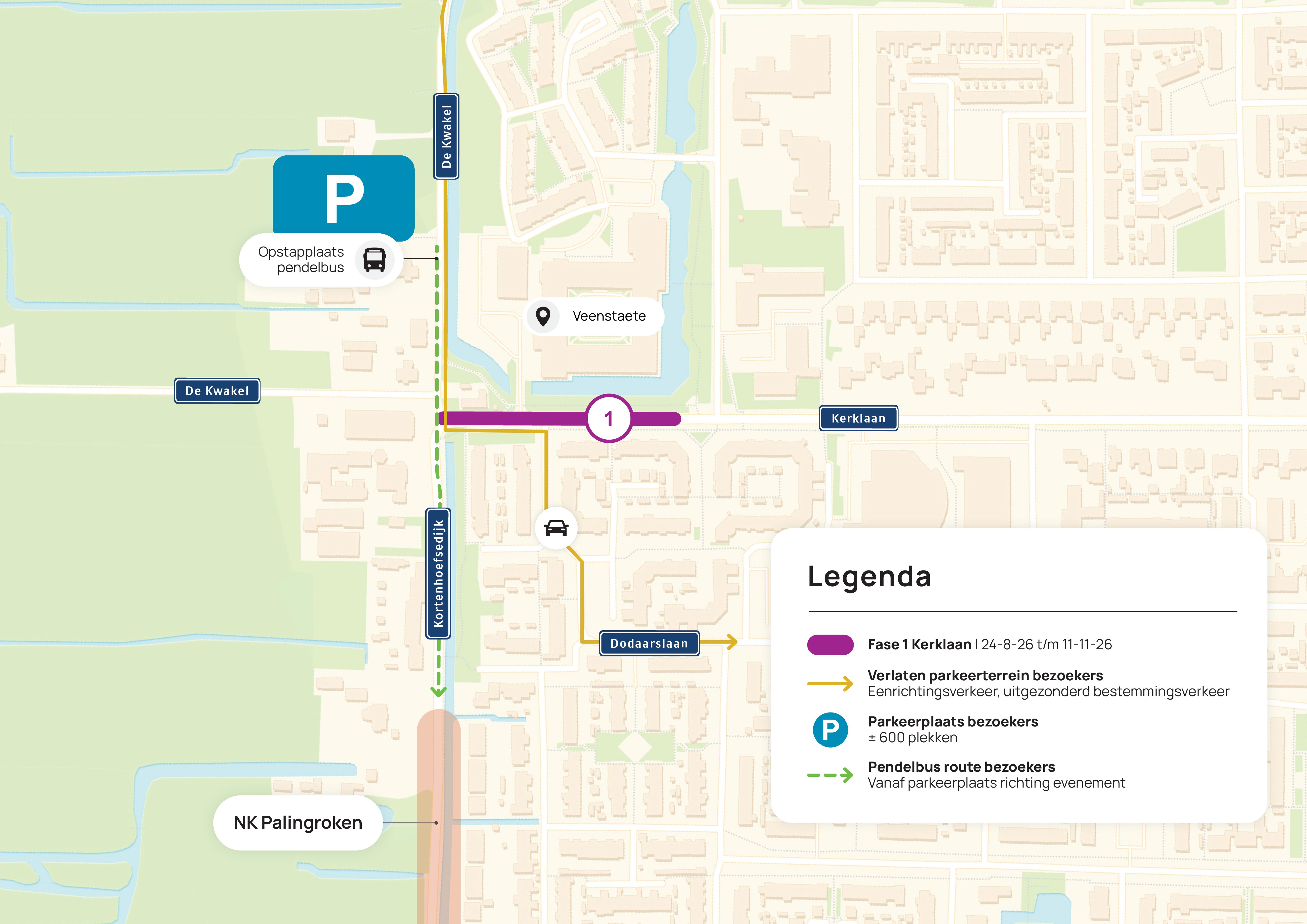 NK Palingroken bezoekersroute