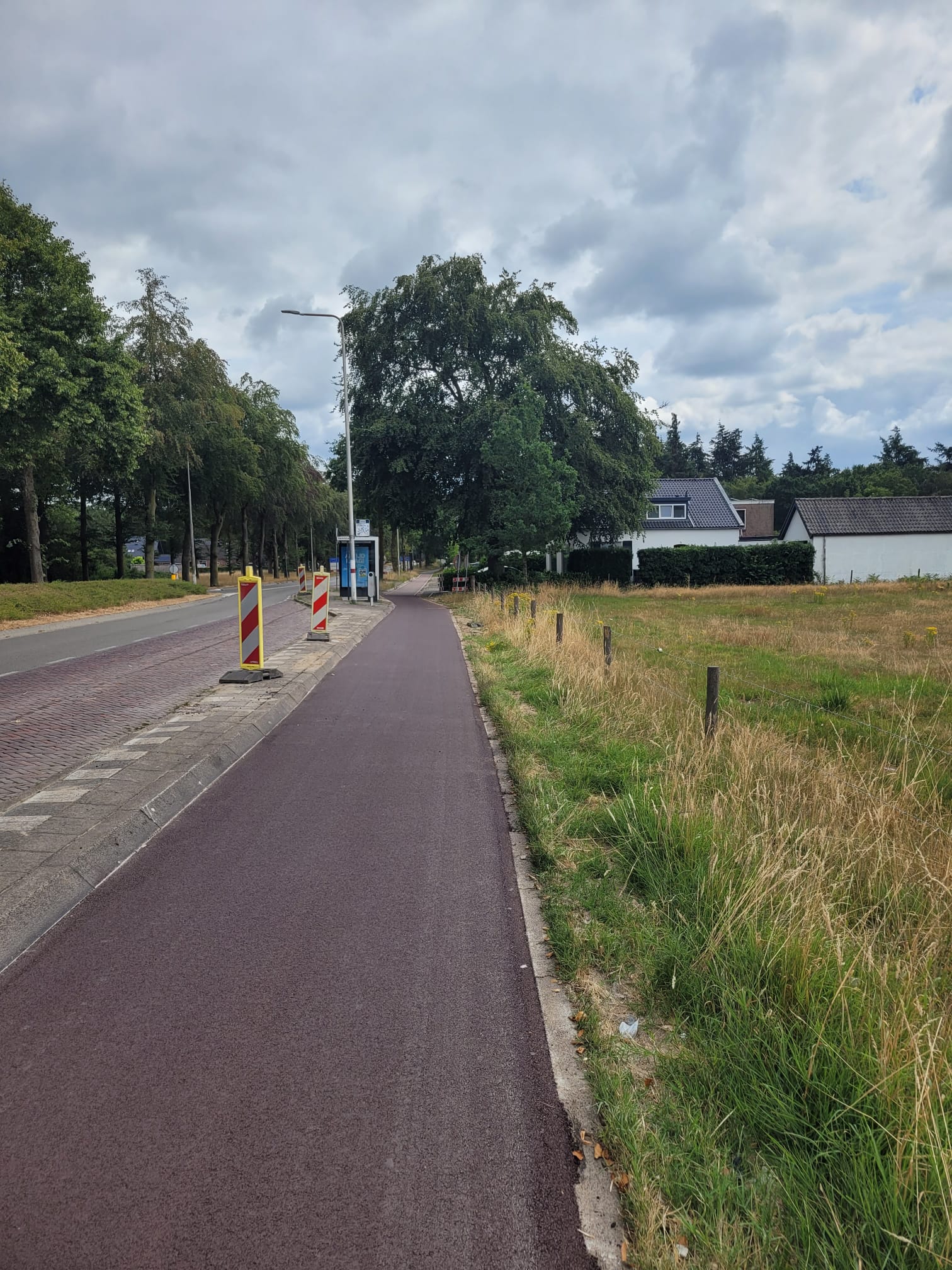 Fietspad ter hoogte van de Rijksstraatweg 25