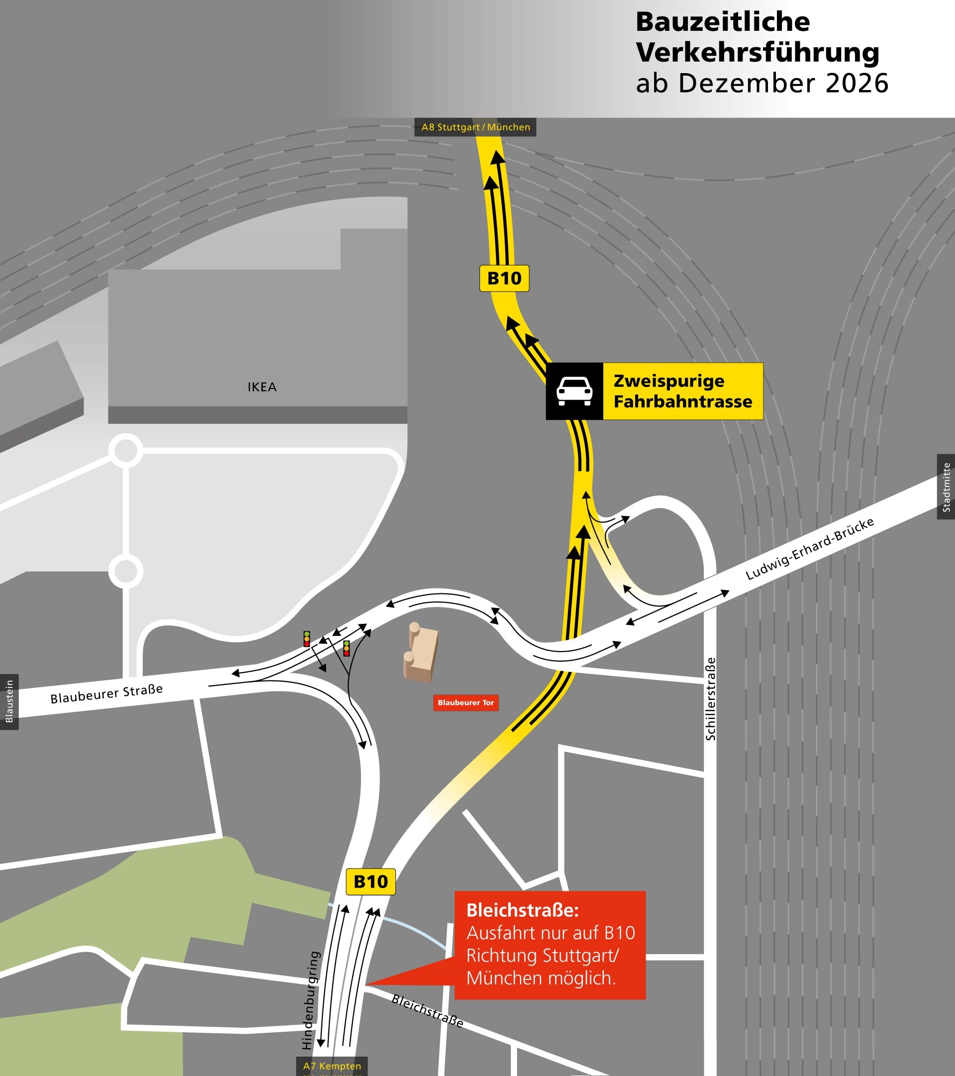 Fertigstellung der Ost-West-Verkehrsachse im Dezember 2026