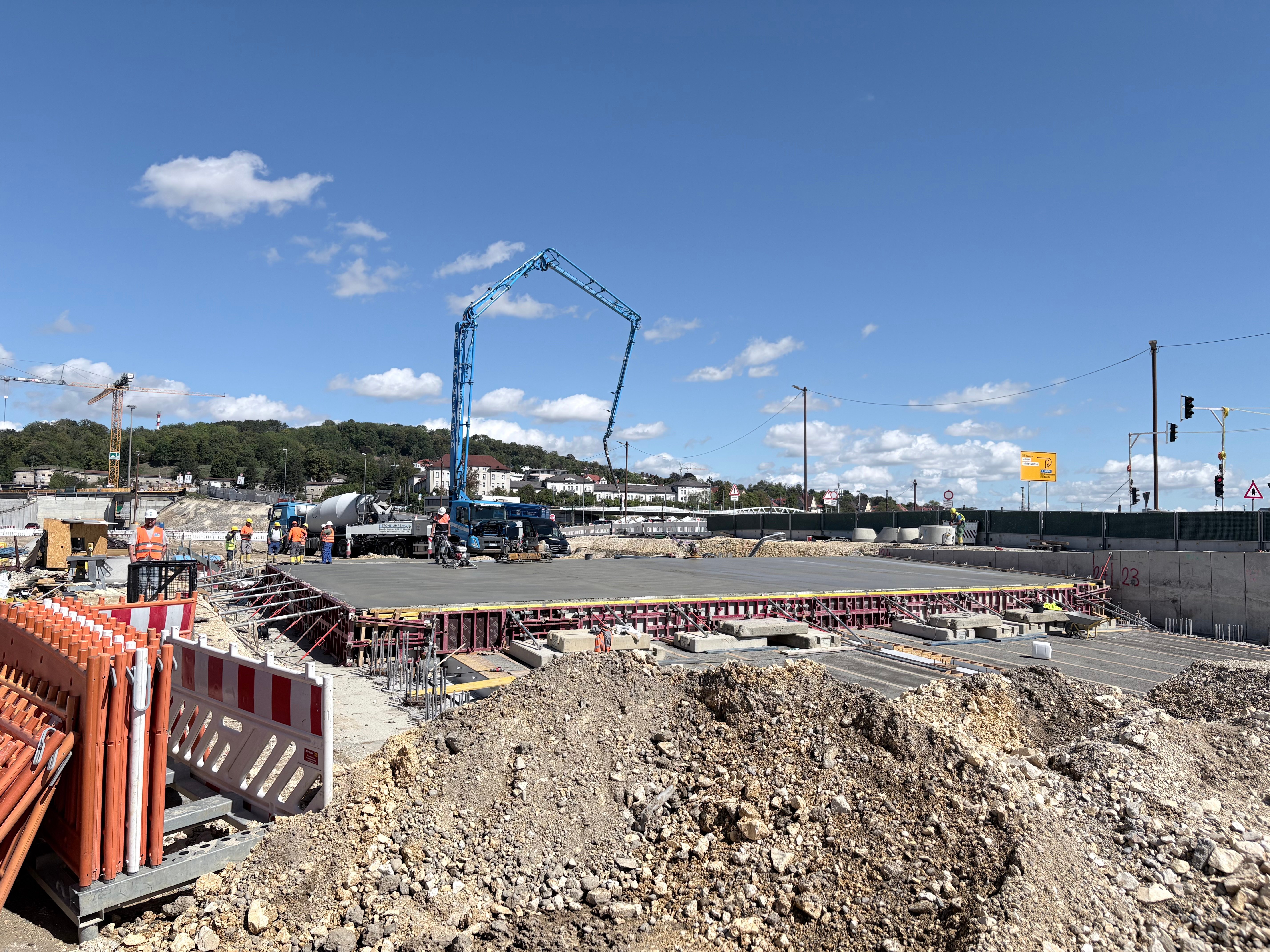 Betonage der Tunneldecke (1. Abschnitt) am 31.08.2026