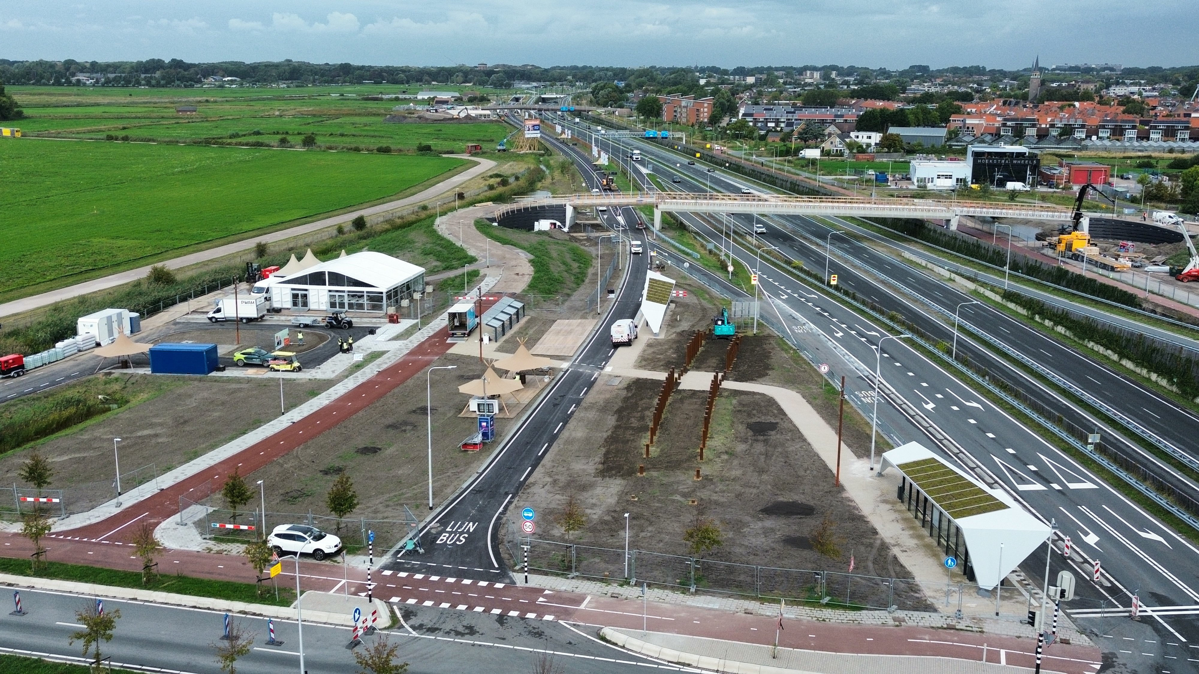Nieuw busplein Valkenburg-Oost. Vanaf maandag 14 september in gebruik.