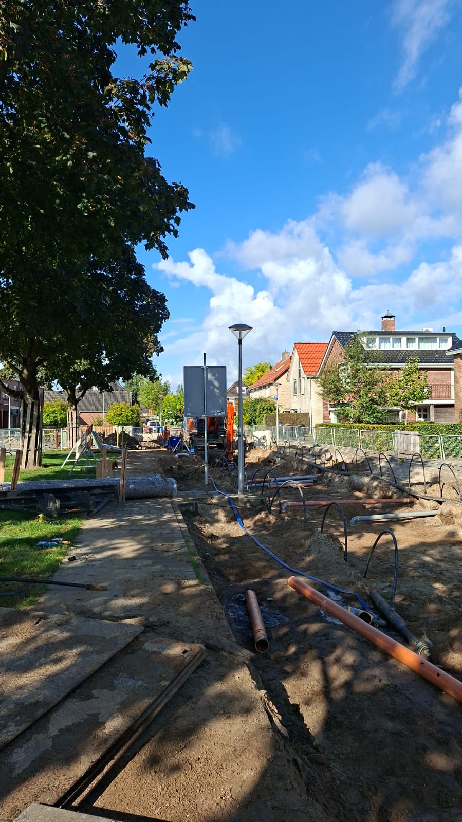 Jacob Le Mairestraat vanaf speelveld.