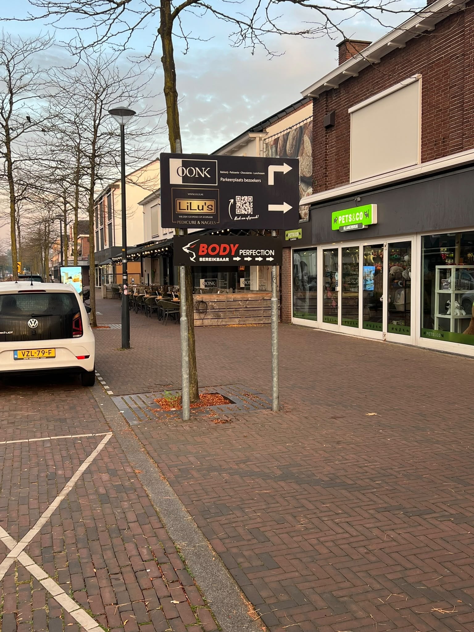 Werkzaamheden Bentstraat. Bron: sportschool Body Perfection.